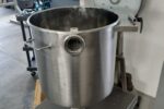 Vasca in acciaio inox con raccordo frontale per impianti industriali B.Mek
