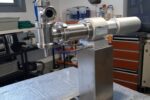 Dosatrice industriale orizzontale con motore e gruppo di erogazione